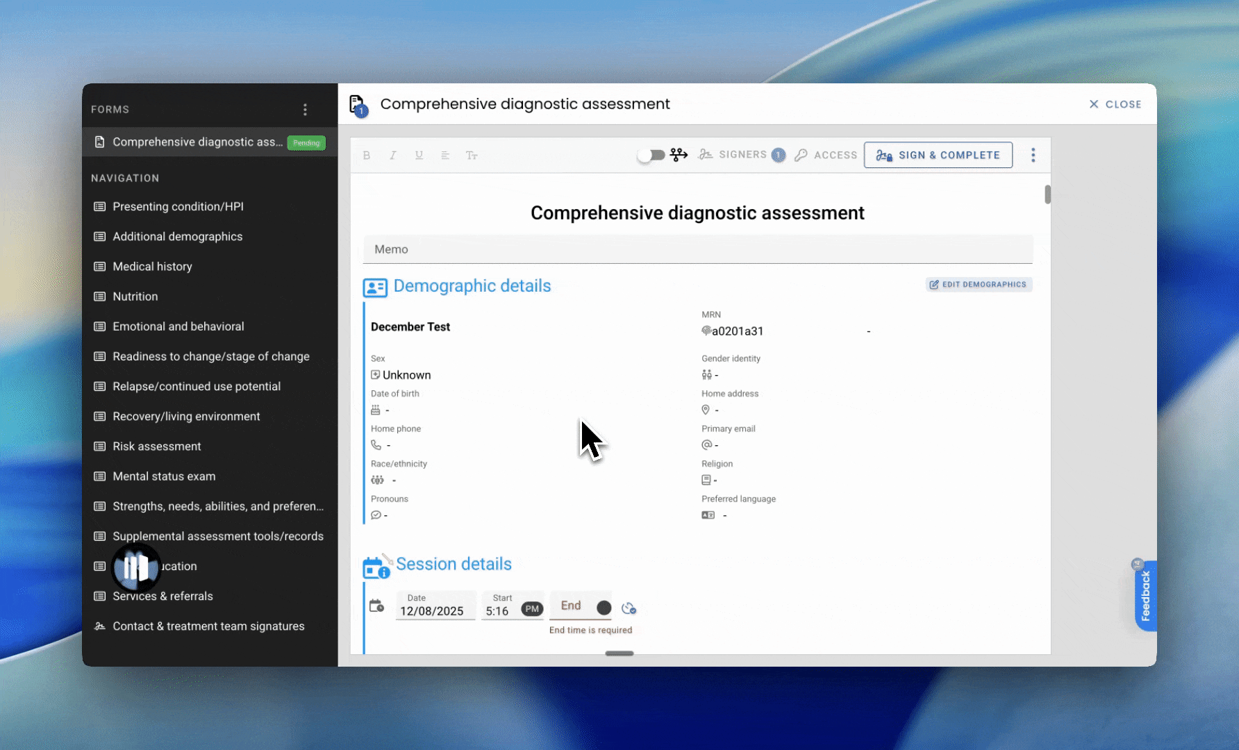 Step 1: Start recording